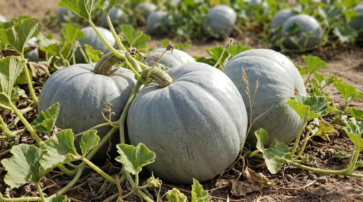 Squash - Hopi Grey Winter (Cucurbita maxima) Organic Winter Squash