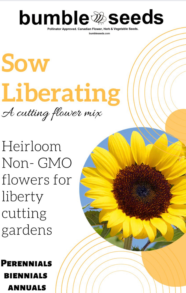 heirloom cut flower seeds Sow Liberating