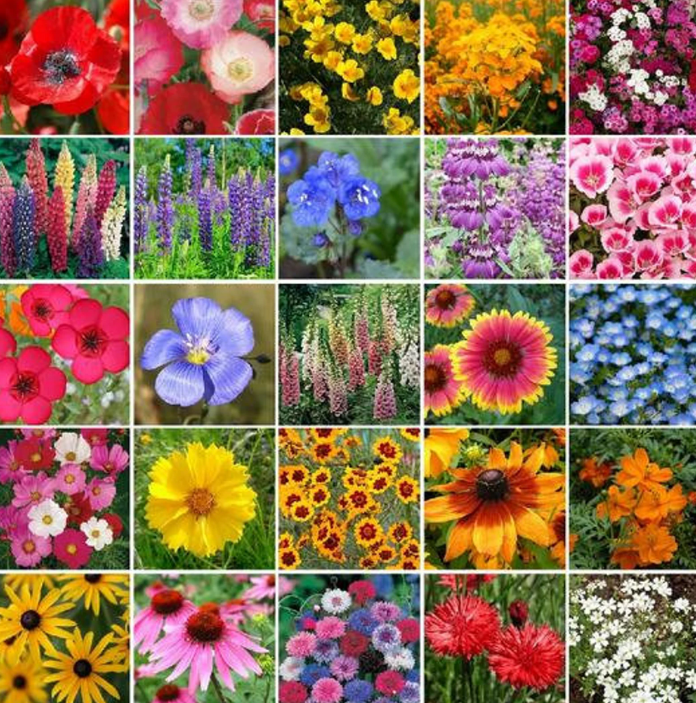 18″ Mixed Spring Wildflower Pick – Naturals Brands